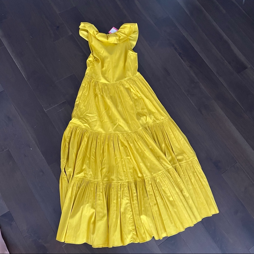 Kate Spade Poplin Ruffle Tiered Dress - Picture 7 of 7